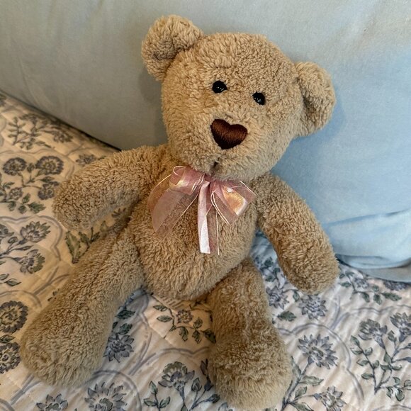 Other - Supersoft Teddy Bear with Pink Bow